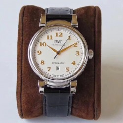 Replica IWC Da Vinci Automatic IW356601 MK Stainless Steel White Dial Swiss 2892