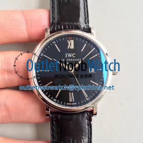 Replica IWC Portofino Automatic IW356502 MK Stainless Steel Black Dial Swiss 2892