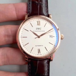 Replica IWC Portofino Automatic IW356504 MK Rose Gold White Dial Swiss 2892