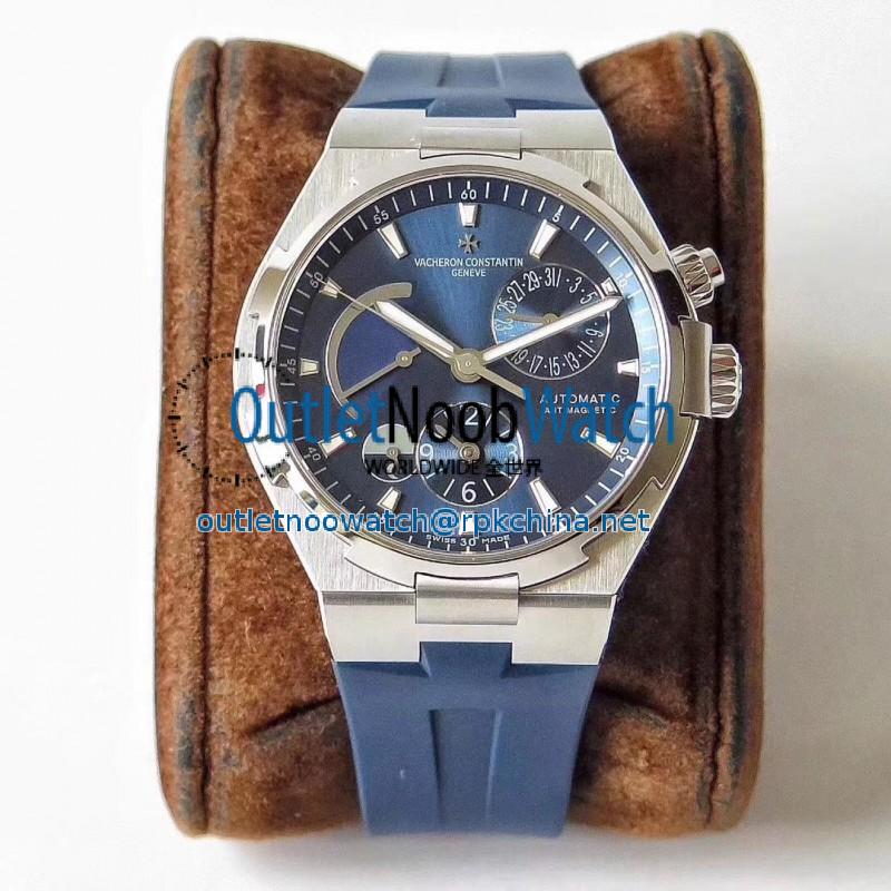 Replica Vacheron Constantin Overseas Dual Time 47450/000A-9039 TWA Stainless Steel Blue Dial Swiss 1222 SC