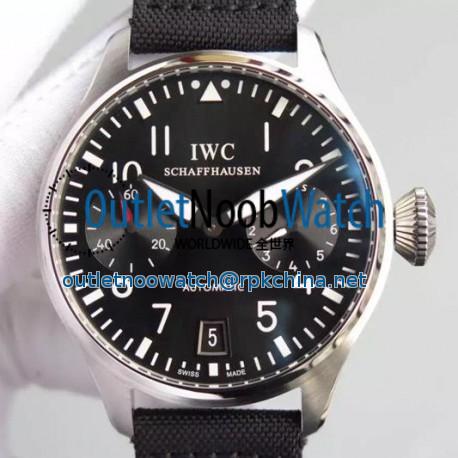 Replica IWC Big Pilot IW500910 Power Reserve Stainless Steel Black Dial Swiss 521111