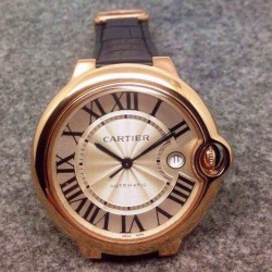 Replica Cartier Ballon Bleu 36MM Rose Gold Silver Dial Swiss 2688