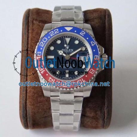 Replica Rolex GMT-Master II 116719BLRO DJ Stainless Steel Blue Dial Swiss 2836-2