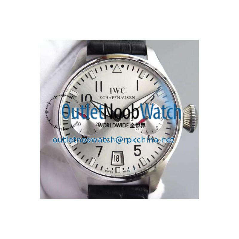 Replica IWC Big Pilot IW500910 Power Reserve Stainless Steel White Dial Swiss 521111