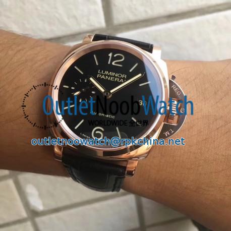 panerai luminor due rose gold