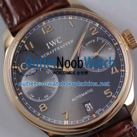 Replica IWC Portuguese IW500702 Power Reserve Rose Gold Gray Dial Swiss IWC 52010