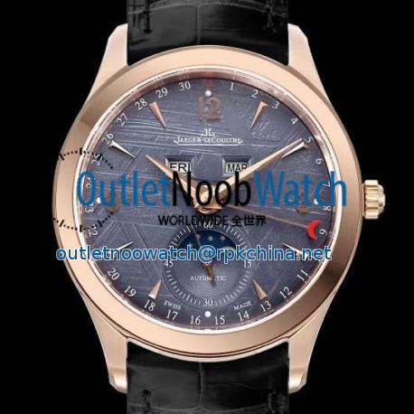 Replica Jaeger-LeCoultre Master Calendar 1552520 OM Rose Gold Anthracite Dial Swiss Caliber 866/1