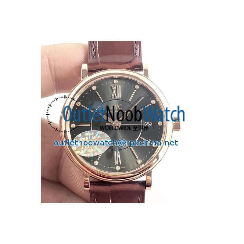 Replica IWC Portofino Automatic 37 IW458116 MK Rose Gold Anthracite Dial M9015