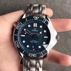 Replica Omega Seamaster Diver 300M 210.30.42.20.03.001 UR Stainless Steel Blue Dial Swiss 8800