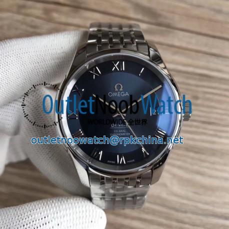 Replica Omega De Ville Co-Axial 41MM 431.10.41.21.03.001 3S Stainless Steel Blue Dial Swiss 8500