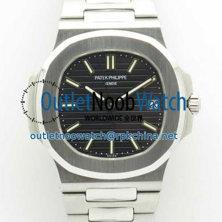 Replica Patek Philippe Nautilus 5711 MK V6 Stainless Steel Black Dial Swiss 324SC