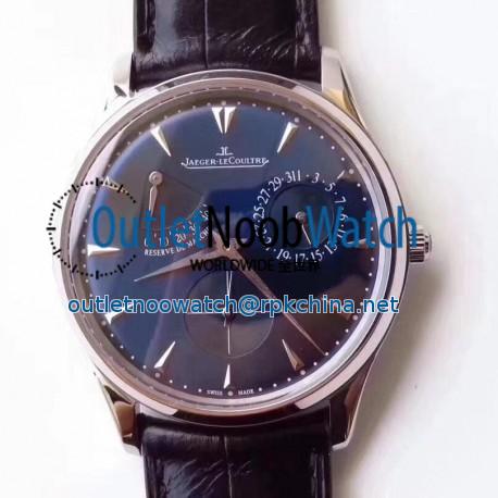 Replica Jaeger-LeCoultre Master Ultra Thin Reserve De Marche 1378480 SW Stainless Steel Blue Dial Swiss Caliber 938A/1