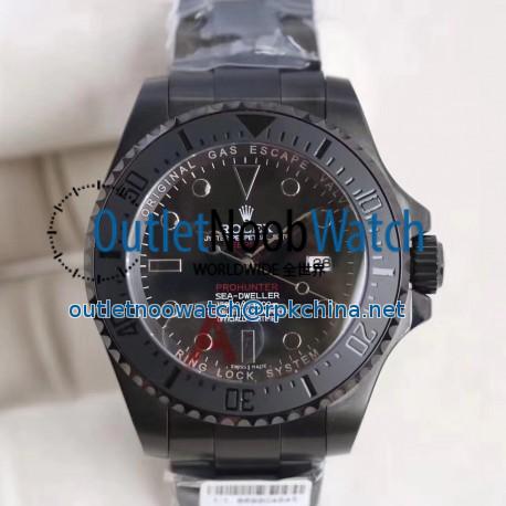 Replica Rolex DEEPSEA Prohunter 116660 BP PVD Black Dial Swiss 2836-2