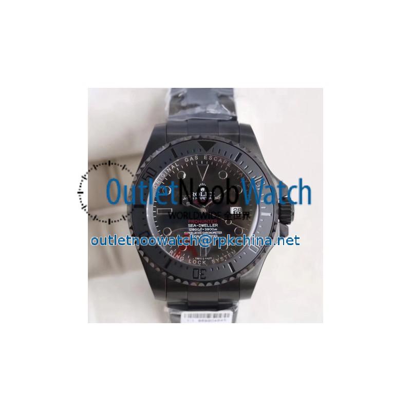 Replica Rolex DEEPSEA Prohunter 116660 BP PVD Black Dial Swiss 2836-2