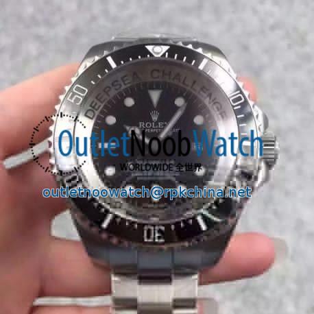 Replica Rolex DEEPSEA Challenge James Cameron V5 Stainless Steel Black Dial Swiss 2836-2