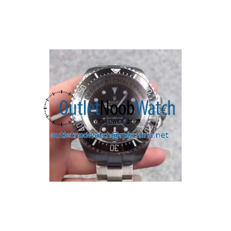 Replica Rolex DEEPSEA Challenge James Cameron V5 Stainless Steel Black Dial Swiss 2836-2