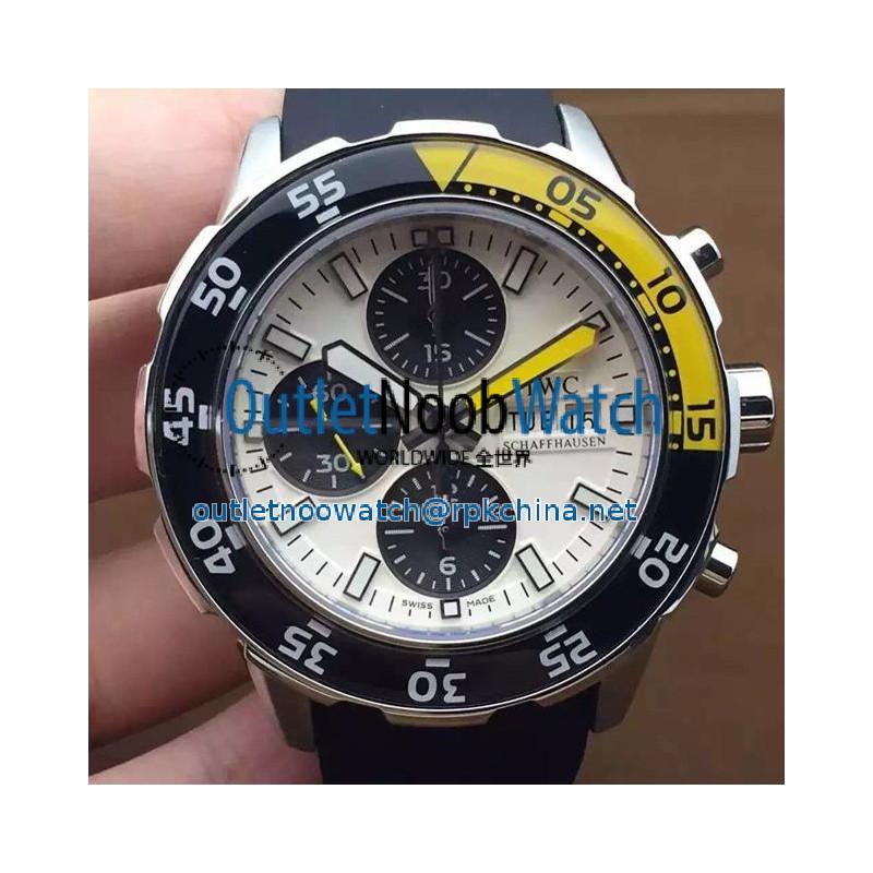 Replica IWC Aquatimer IW3767 Stainless Steel White Dial Swiss 7750