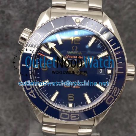 Replica Omega Seamaster Planet Ocean 600M 215.30.44.21.03.001 43.5MM VS Stainless Steel Blue Dial Swiss 8900