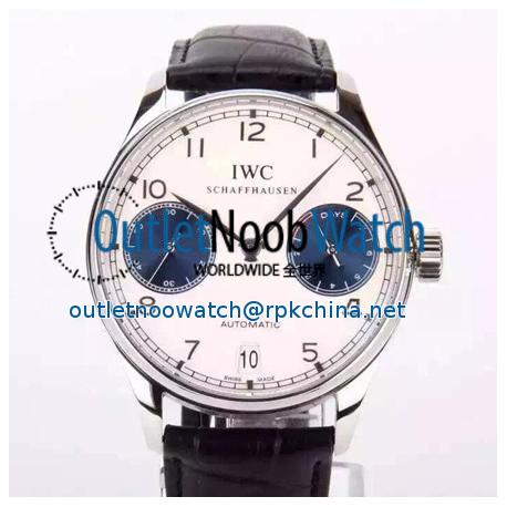 Replica IWC Portuguese IW500703 Power Reserve Stainless Steel White & Black Dial Swiss IWC 52010