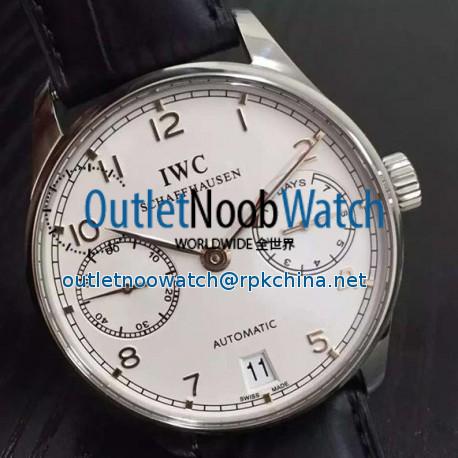 Replica IWC Portuguese IW500704 Power Reserve Stainless Steel White Dial Swiss IWC 52010