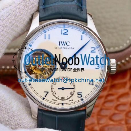 Replica IWC Portugieser Tourbillon IW546301 ZF Stainless Steel White Dial Swiss Tourbillon