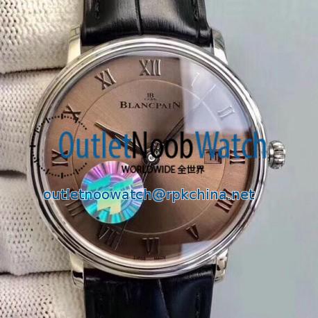 Blancpain Villeret Ultraplate 6651 ZF Stainless Steel Brown Dial Swiss 1151