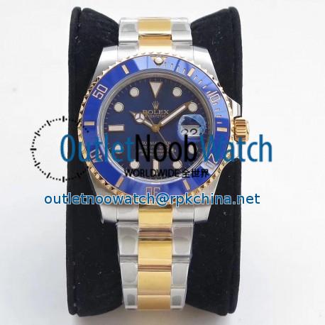 Replica Rolex Submariner Date 116613LB VR 18K Yellow Gold Wrapped & Stainless Steel Blue Dial Swiss 2836-2