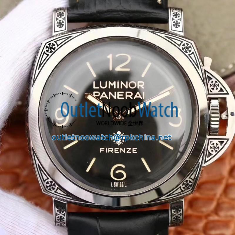 Replica Panerai Luminor Firenze 1950 3 Days PAM972 V9 Stainless Steel Black Dial Swiss P3000