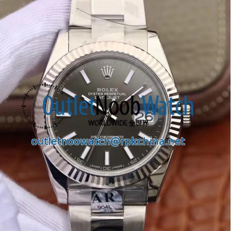 Replica Rolex Datejust II 41MM 126334 AR Stainless Steel 904L Anthracite Dial Swiss 2824-2