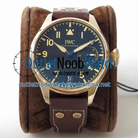 Replica IWC Big Pilot Heritage IW501005 ZF Bronze Black Dial Swiss 52000