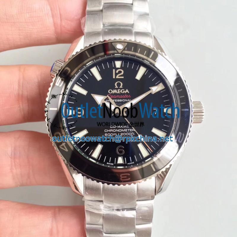 Replica Omega Seamaster Planet Ocean 1948 "LMPO" 222.30.42.20.01.001 OM V2 Stainless Steel Black Dial Swiss 2824-2