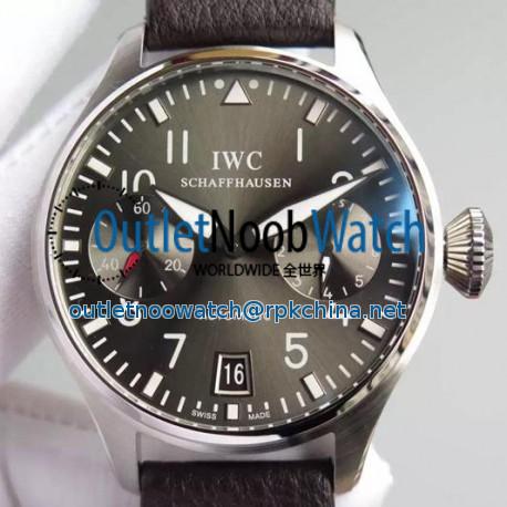 Replica IWC Big Pilot IW500910 Power Reserve Stainless Steel Gray Dial Swiss 521111