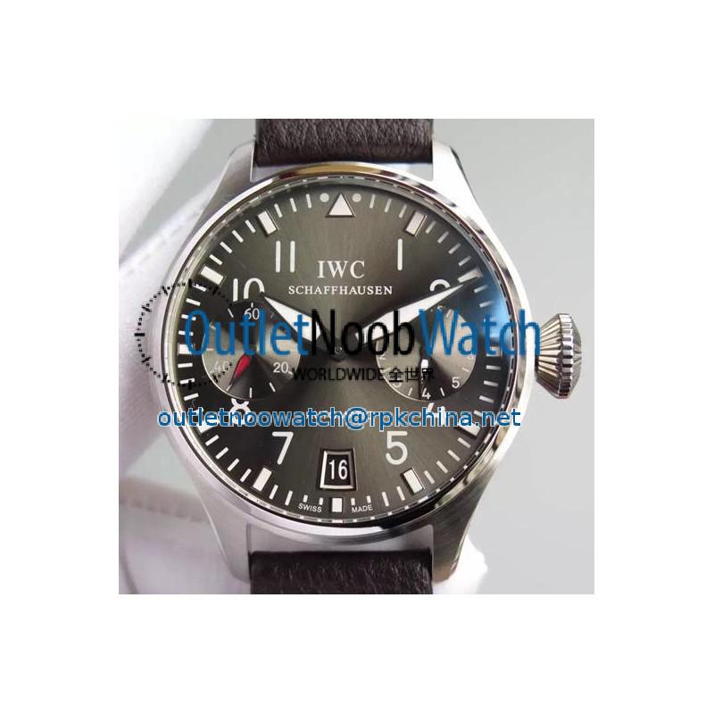 Replica IWC Big Pilot IW500910 Power Reserve Stainless Steel Gray Dial Swiss 521111