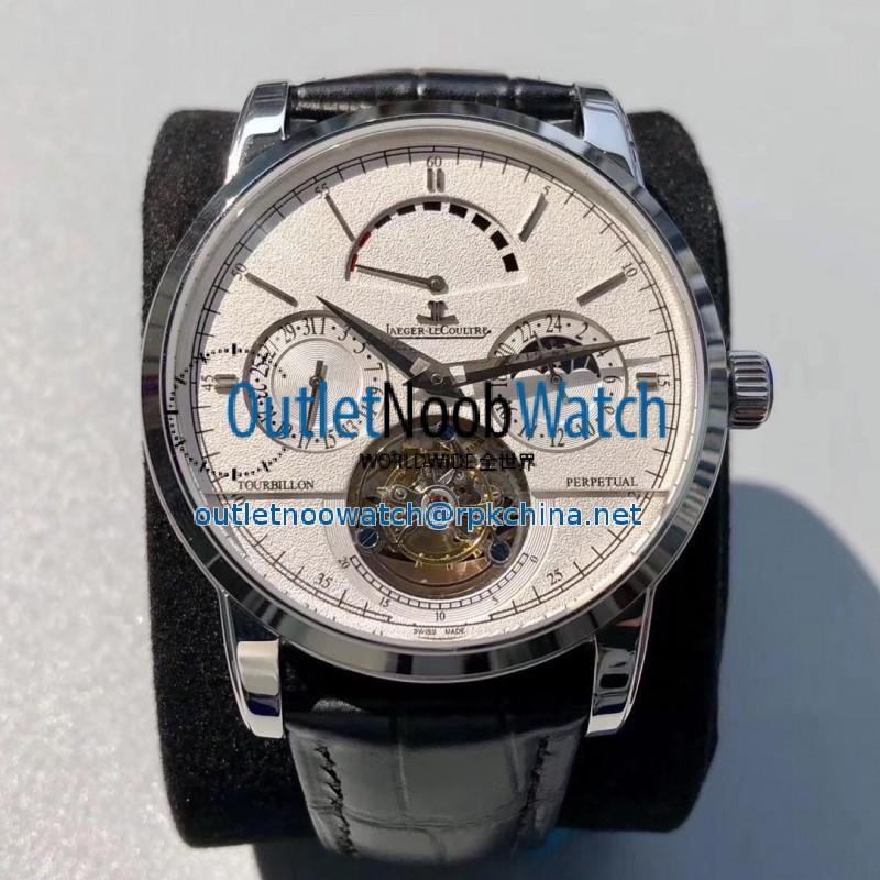 Replica Jaeger-LeCoultre Master Grande Tradition Tourbillon Noob Stainless Steel White Dial Swiss Tourbillon