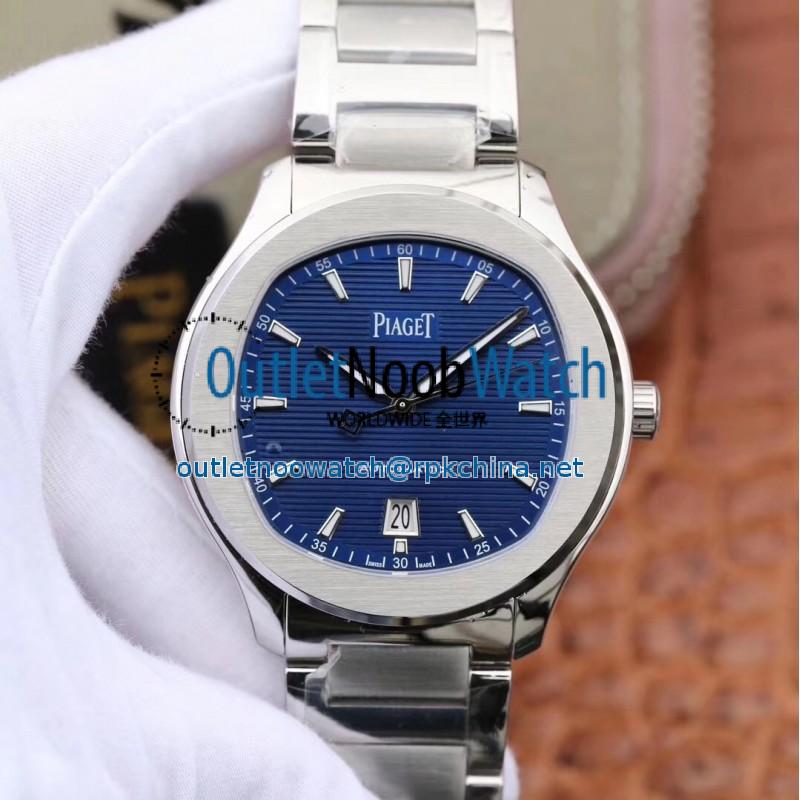 Replica Piaget Polo G0A41002 MKS Stainless Steel Blue Dial Swiss 1110P