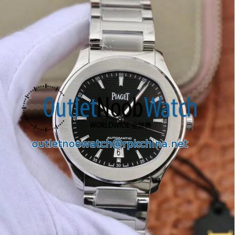 Replica Piaget Polo G0A41003 MKS Stainless Steel Black Dial Swiss 1110P