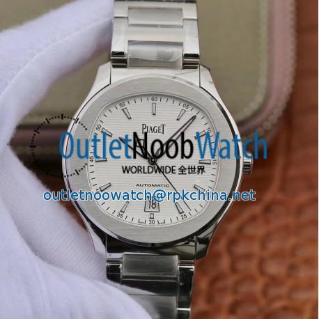 Replica Piaget Polo G0A41001 MKS Stainless Steel White Dial Swiss 1110P