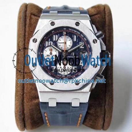 Replica Audemars Piguet Royal Oak Offshore Navy 26470ST.OO.A027CA.01 JF V2 Stainless Steel Blue Dial Swiss 3126