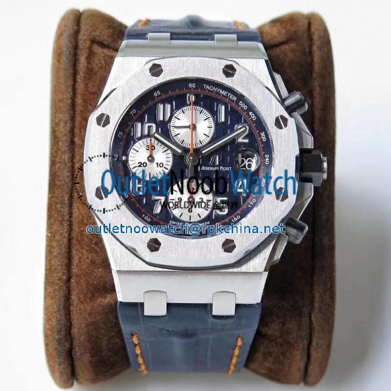 Replica Audemars Piguet Royal Oak Offshore Navy 26470ST.OO.A027CA.01 JF V2 Stainless Steel Blue Dial Swiss 3126