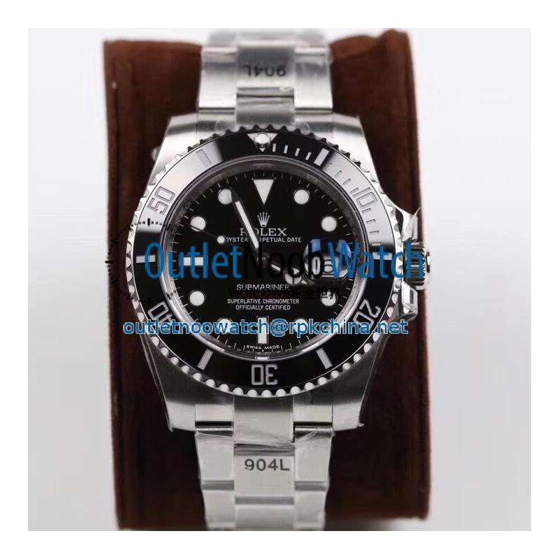 Replica Rolex Submariner Date 116610LN GM Stainless Steel 904L Black Dial Swiss 3135