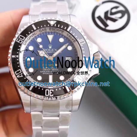 Replica Rolex DEEPSEA 126660 KS Stainless Steel D-Blue Dial Swiss 3135