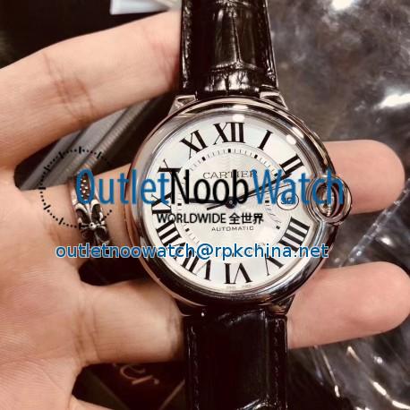 Replica Ballon Bleu De Cartier 42MM W69016Z4 V6 Stainless Steel Silver Dial Seiko NH05A