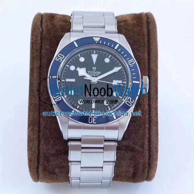 Replica Tudor Heritage Black Bay Blue 79230B 2017 ZF Stainless Steel Black Dial Swiss 2824-2