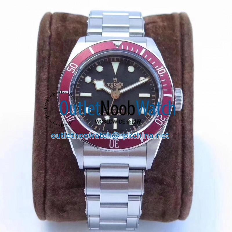 Replica Tudor Heritage Black Bay Red 79230R 2017 ZF Stainless Steel Black Dial Swiss 2824-2