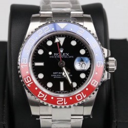 Replica Rolex GMT-Master II 116719BLRO GM Stainless Steel 904L Black Dial Swiss 2836-2