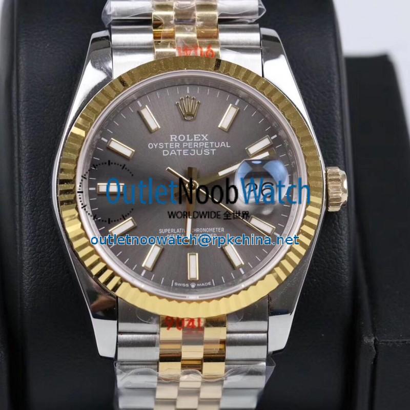 Replica Rolex Datejust 36MM 116233 GM Stainless Steel 904L & Yellow Gold Anthracite Dial Swiss 2824-2