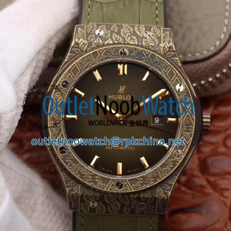 Replica Hublot Classic Fusion Arturo Fuente Limited Edition 511.BZ.6680.LR.OPX17 SR Bronze Green Dial Swiss 2892