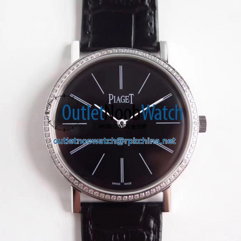 Replica Piaget Altiplano G0A29165 OX Stainless Steel & Diamonds Black Dial M9015