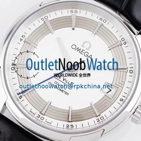 Replica Omega De Ville Hour Vision Co-Axial 41MM 431.33.41.21.02.001 AC Stainless Steel Silver Dial Swiss 8500