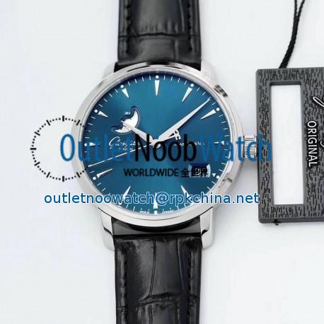 Replica Glashutte Senator Excellence Panorama Date Moon Phase 1-36-04-04-02-01 ETC Stainless Steel Blue Dial Swiss 36-04